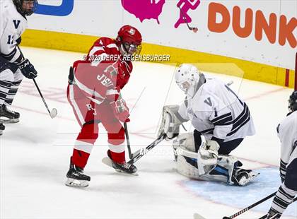 Thumbnail 1 in Valor Christian vs. Regis Jesuit (CHSAA Frozen Four) photogallery.