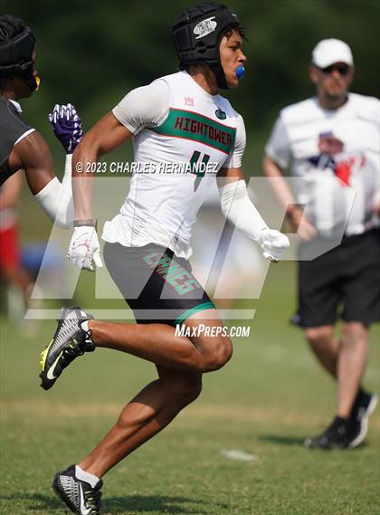 Thumbnail 3 in Coppell vs Fort Bend Hightower (Texas 7 on 7 State Tournament) photogallery.