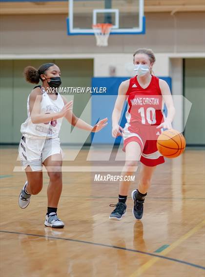 Thumbnail 3 in Wayne Christian vs Trinity Christian (NCISAA State Tournament - Third Round) photogallery.