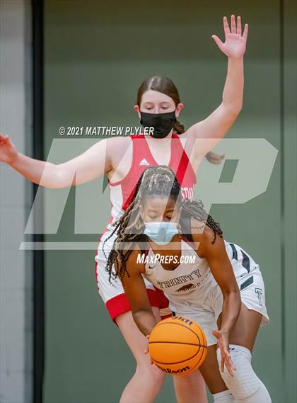 Thumbnail 2 in Wayne Christian vs Trinity Christian (NCISAA State Tournament - Third Round) photogallery.