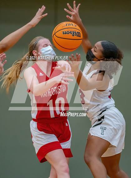 Thumbnail 1 in Wayne Christian vs Trinity Christian (NCISAA State Tournament - Third Round) photogallery.