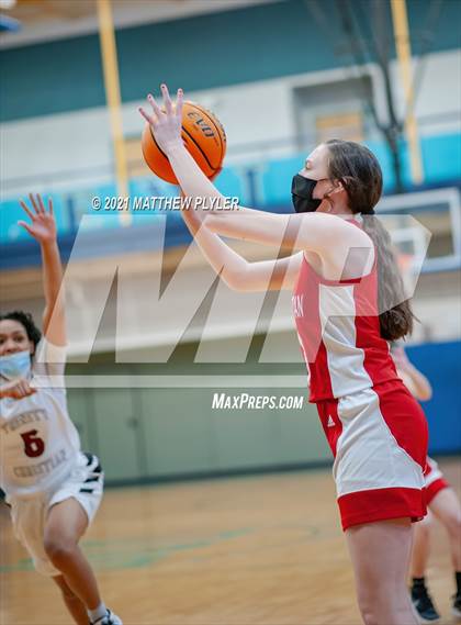 Thumbnail 2 in Wayne Christian vs Trinity Christian (NCISAA State Tournament - Third Round) photogallery.
