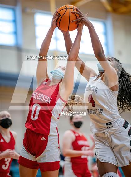 Thumbnail 2 in Wayne Christian vs Trinity Christian (NCISAA State Tournament - Third Round) photogallery.