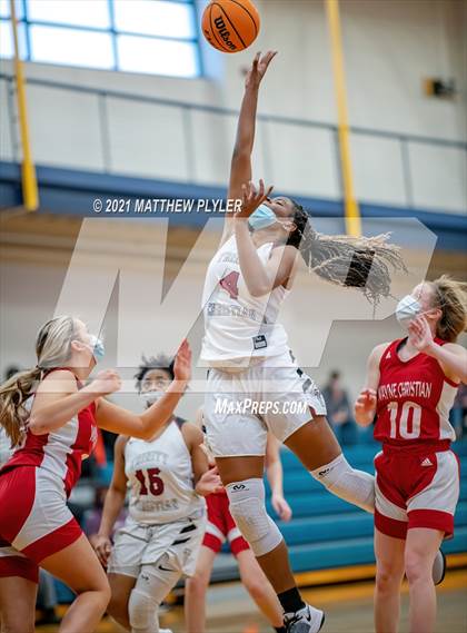 Thumbnail 2 in Wayne Christian vs Trinity Christian (NCISAA State Tournament - Third Round) photogallery.