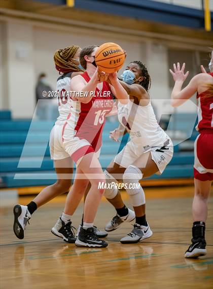 Thumbnail 2 in Wayne Christian vs Trinity Christian (NCISAA State Tournament - Third Round) photogallery.