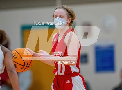 Thumbnail 2 in Wayne Christian vs Trinity Christian (NCISAA State Tournament - Third Round) photogallery.