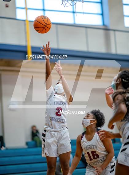 Thumbnail 1 in Wayne Christian vs Trinity Christian (NCISAA State Tournament - Third Round) photogallery.