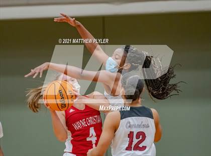 Thumbnail 2 in Wayne Christian vs Trinity Christian (NCISAA State Tournament - Third Round) photogallery.