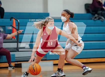 Thumbnail 3 in Wayne Christian vs Trinity Christian (NCISAA State Tournament - Third Round) photogallery.