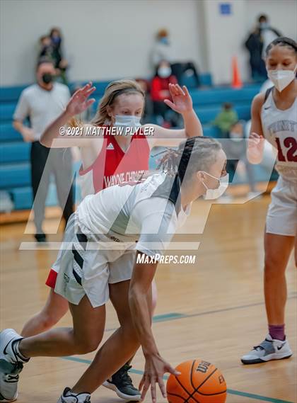 Thumbnail 2 in Wayne Christian vs Trinity Christian (NCISAA State Tournament - Third Round) photogallery.