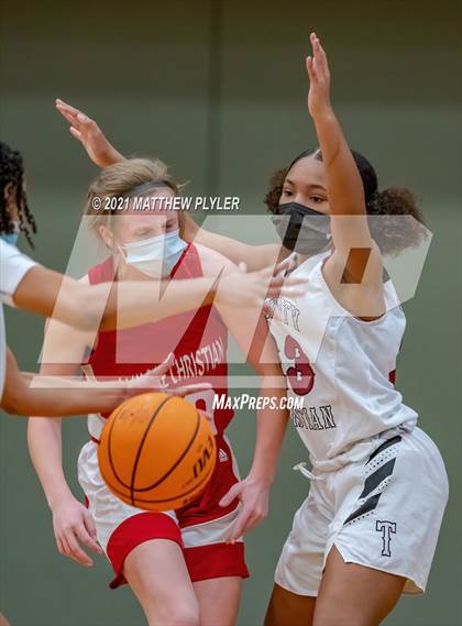 Thumbnail 3 in Wayne Christian vs Trinity Christian (NCISAA State Tournament - Third Round) photogallery.