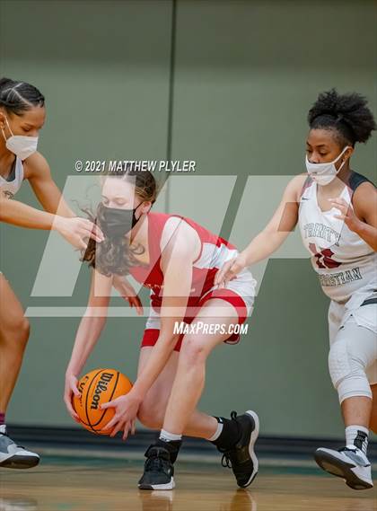 Thumbnail 2 in Wayne Christian vs Trinity Christian (NCISAA State Tournament - Third Round) photogallery.