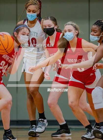 Thumbnail 1 in Wayne Christian vs Trinity Christian (NCISAA State Tournament - Third Round) photogallery.