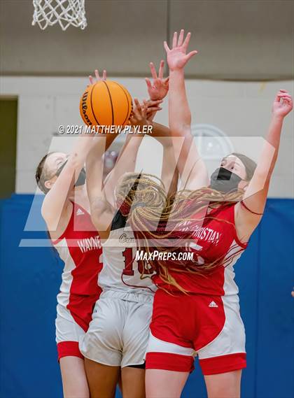 Thumbnail 2 in Wayne Christian vs Trinity Christian (NCISAA State Tournament - Third Round) photogallery.