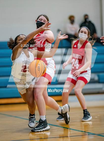 Thumbnail 3 in Wayne Christian vs Trinity Christian (NCISAA State Tournament - Third Round) photogallery.