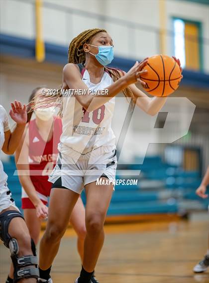 Thumbnail 2 in Wayne Christian vs Trinity Christian (NCISAA State Tournament - Third Round) photogallery.