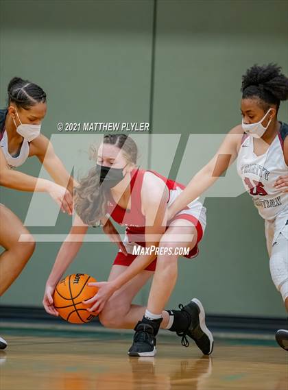 Thumbnail 3 in Wayne Christian vs Trinity Christian (NCISAA State Tournament - Third Round) photogallery.