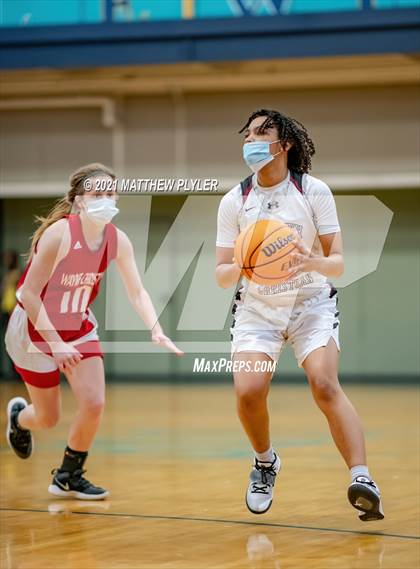 Thumbnail 2 in Wayne Christian vs Trinity Christian (NCISAA State Tournament - Third Round) photogallery.