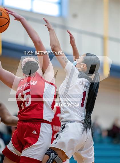 Thumbnail 2 in Wayne Christian vs Trinity Christian (NCISAA State Tournament - Third Round) photogallery.
