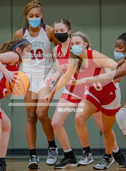 Thumbnail 3 in Wayne Christian vs Trinity Christian (NCISAA State Tournament - Third Round) photogallery.