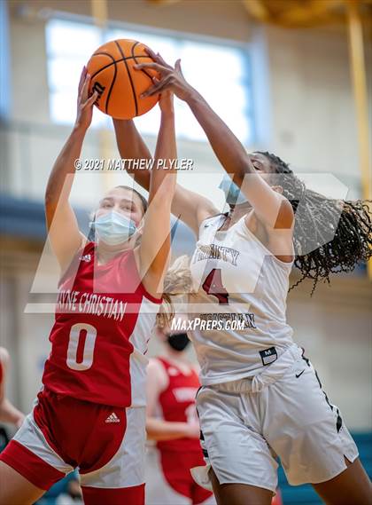 Thumbnail 3 in Wayne Christian vs Trinity Christian (NCISAA State Tournament - Third Round) photogallery.