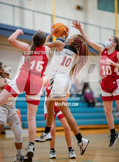 Thumbnail 1 in Wayne Christian vs Trinity Christian (NCISAA State Tournament - Third Round) photogallery.