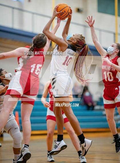 Thumbnail 3 in Wayne Christian vs Trinity Christian (NCISAA State Tournament - Third Round) photogallery.