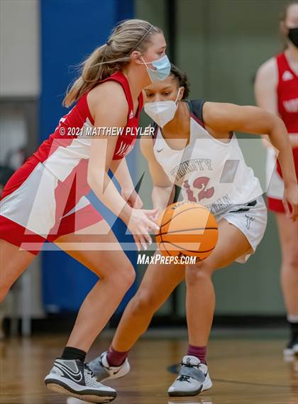 Thumbnail 3 in Wayne Christian vs Trinity Christian (NCISAA State Tournament - Third Round) photogallery.
