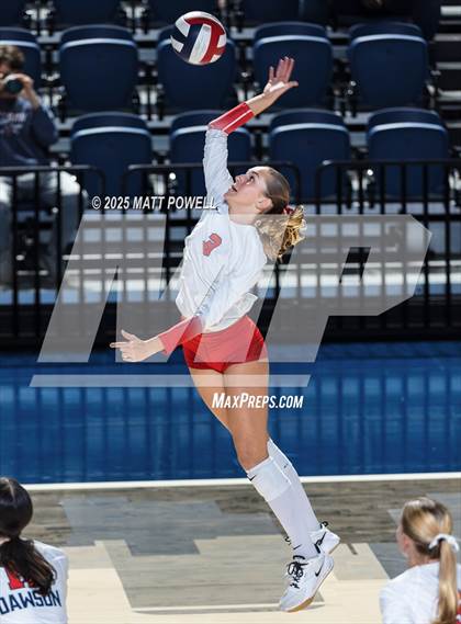 Thumbnail 3 in Seven Lakes vs Dawson (UIL 6A Volleyball Regional) photogallery.
