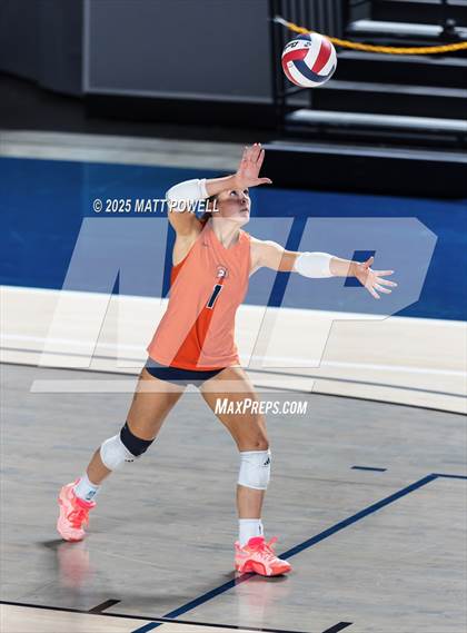 Thumbnail 3 in Seven Lakes vs Dawson (UIL 6A Volleyball Regional) photogallery.
