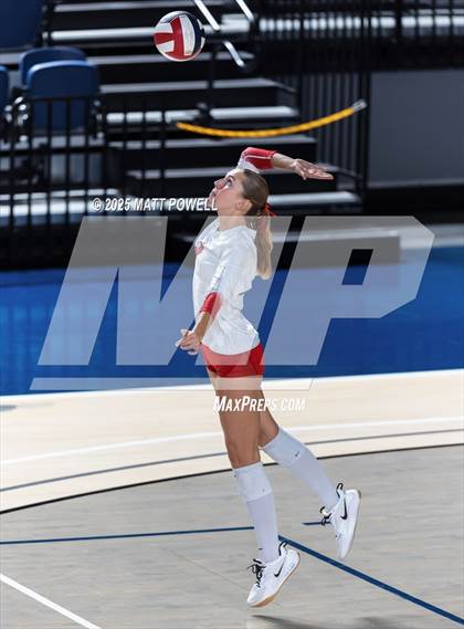 Thumbnail 2 in Seven Lakes vs Dawson (UIL 6A Volleyball Regional) photogallery.