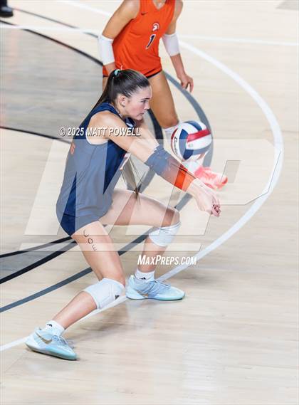 Thumbnail 3 in Seven Lakes vs Dawson (UIL 6A Volleyball Regional) photogallery.