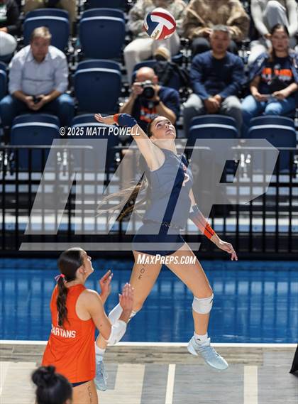 Thumbnail 1 in Seven Lakes vs Dawson (UIL 6A Volleyball Regional) photogallery.