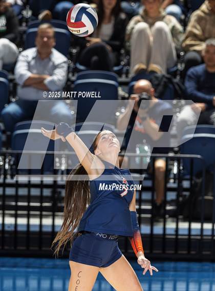 Thumbnail 1 in Seven Lakes vs Dawson (UIL 6A Volleyball Regional) photogallery.