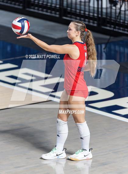 Thumbnail 1 in Seven Lakes vs Dawson (UIL 6A Volleyball Regional) photogallery.