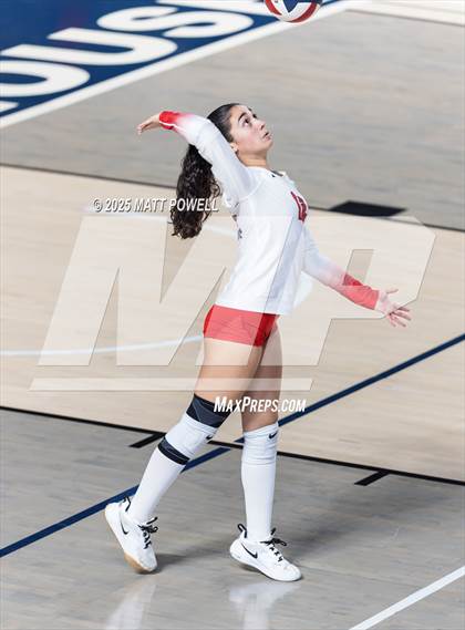 Thumbnail 1 in Seven Lakes vs Dawson (UIL 6A Volleyball Regional) photogallery.
