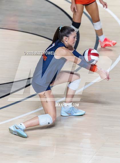 Thumbnail 2 in Seven Lakes vs Dawson (UIL 6A Volleyball Regional) photogallery.