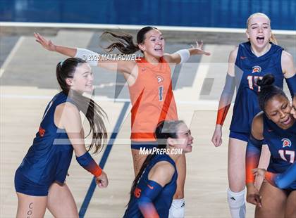 Thumbnail 3 in Seven Lakes vs Dawson (UIL 6A Volleyball Regional) photogallery.