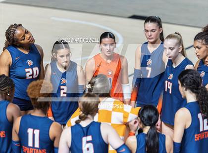 Thumbnail 1 in Seven Lakes vs Dawson (UIL 6A Volleyball Regional) photogallery.