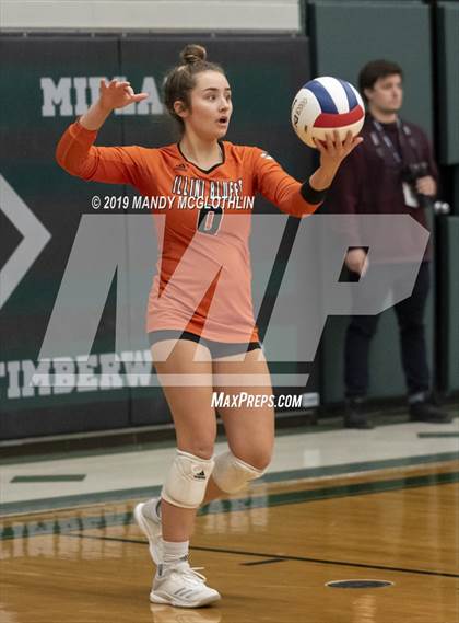 Thumbnail 1 in Milford vs. Illini Bluffs (IHSA 1A Super-Sectional Final) photogallery.
