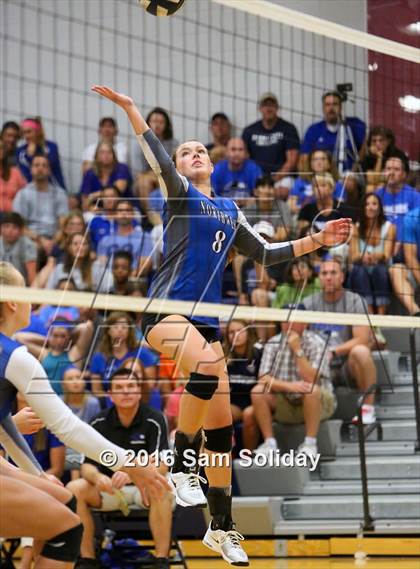 Thumbnail 3 in Blue Valley West vs. Northwest photogallery.
