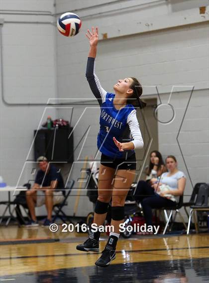 Thumbnail 3 in Blue Valley West vs. Northwest photogallery.