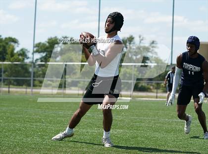 Thumbnail 1 in Johnson vs Tompkins (7 on 7 State Qualifying Tournament) photogallery.