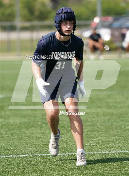 Thumbnail 2 in Johnson vs Tompkins (7 on 7 State Qualifying Tournament) photogallery.