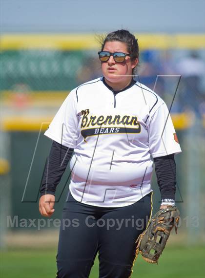 Thumbnail 3 in Clark vs Brennan (NISD Softball Tournament) photogallery.
