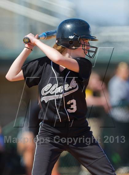 Thumbnail 1 in Clark vs Brennan (NISD Softball Tournament) photogallery.