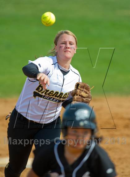Thumbnail 1 in Clark vs Brennan (NISD Softball Tournament) photogallery.