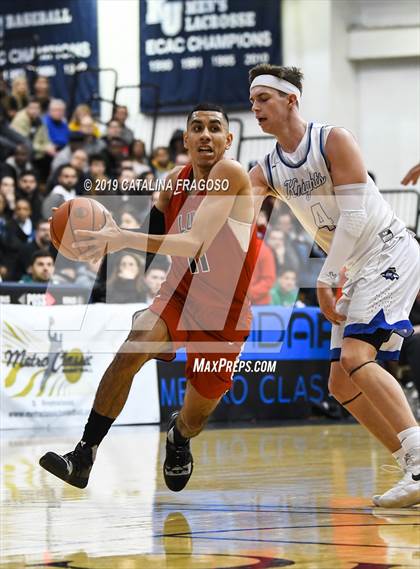 Thumbnail 3 in Long Island Lutheran vs. Gill St. Bernard's (Metro Classic) photogallery.