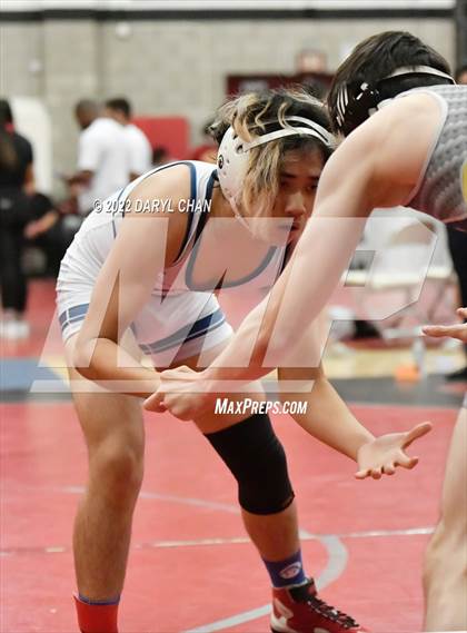 Thumbnail 1 in Colony vs Montebello (CIF Southern Section Wrestling Championships) photogallery.