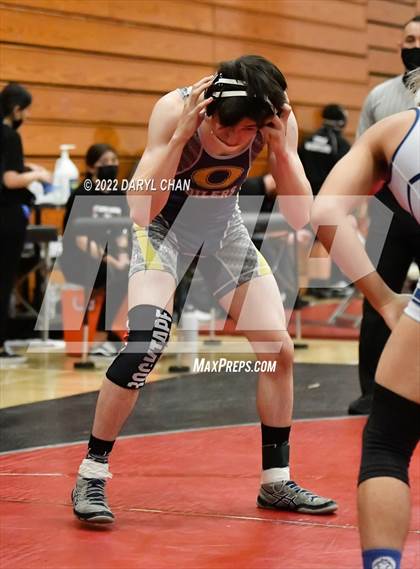 Thumbnail 2 in Colony vs Montebello (CIF Southern Section Wrestling Championships) photogallery.
